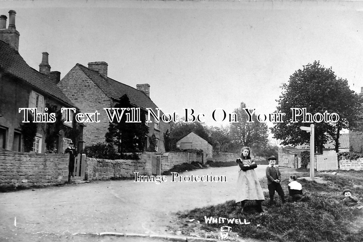 DR 14 - Whitwell Village, Derbyshire c1908