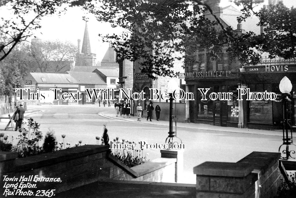 DR 1401 - Town Hall Entrance, Long Eaton, Derbyshire c1923