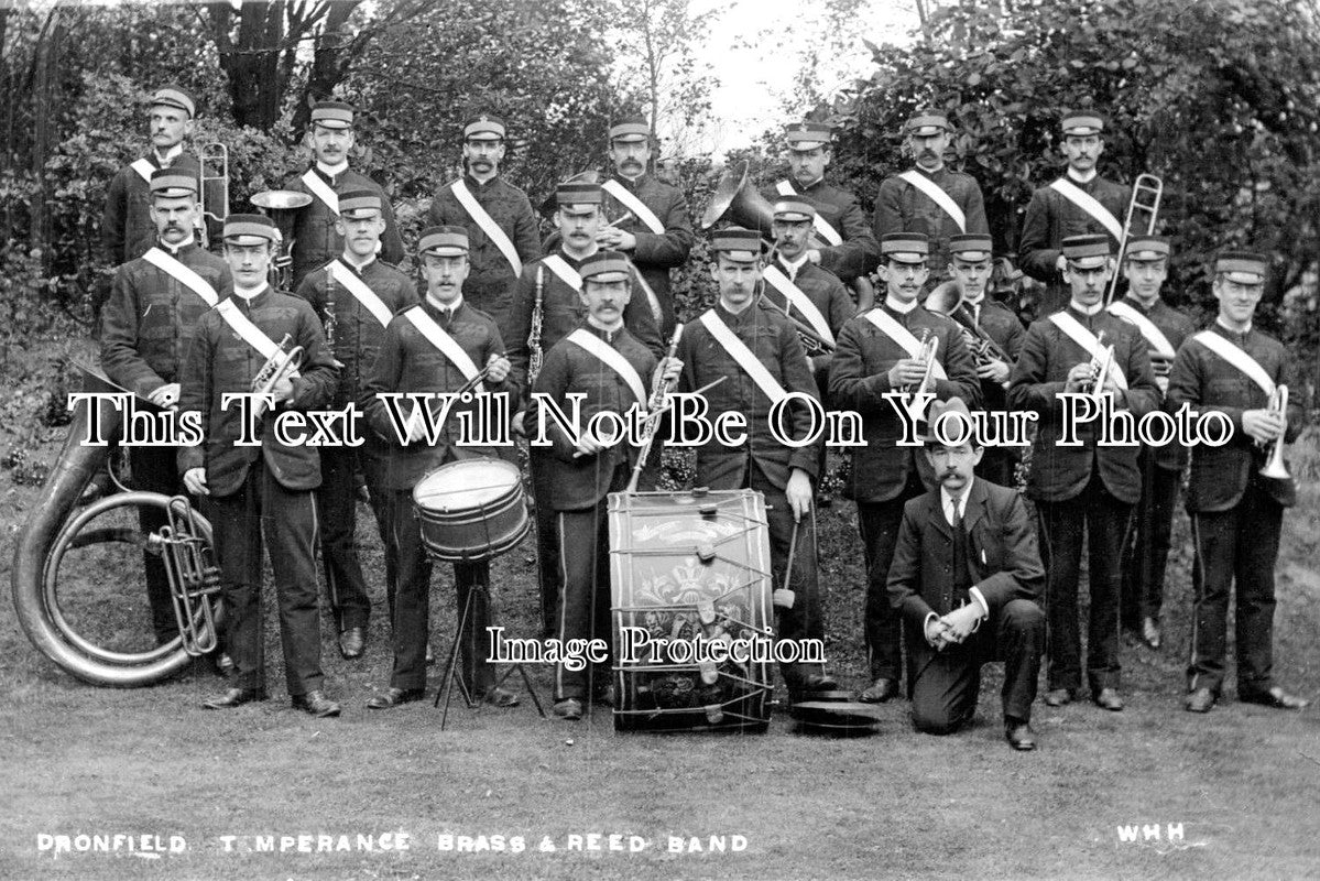 DR 1404 - Dronfield Temperance Brass & Reed Band, Derbyshire – JB Archive