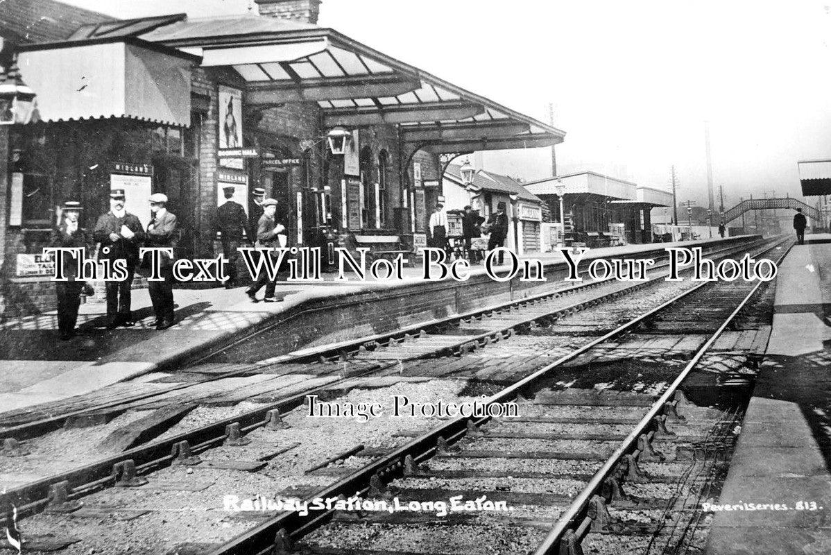 DR 1407 - Long Eaton Railway Station, Derbyshire c1912