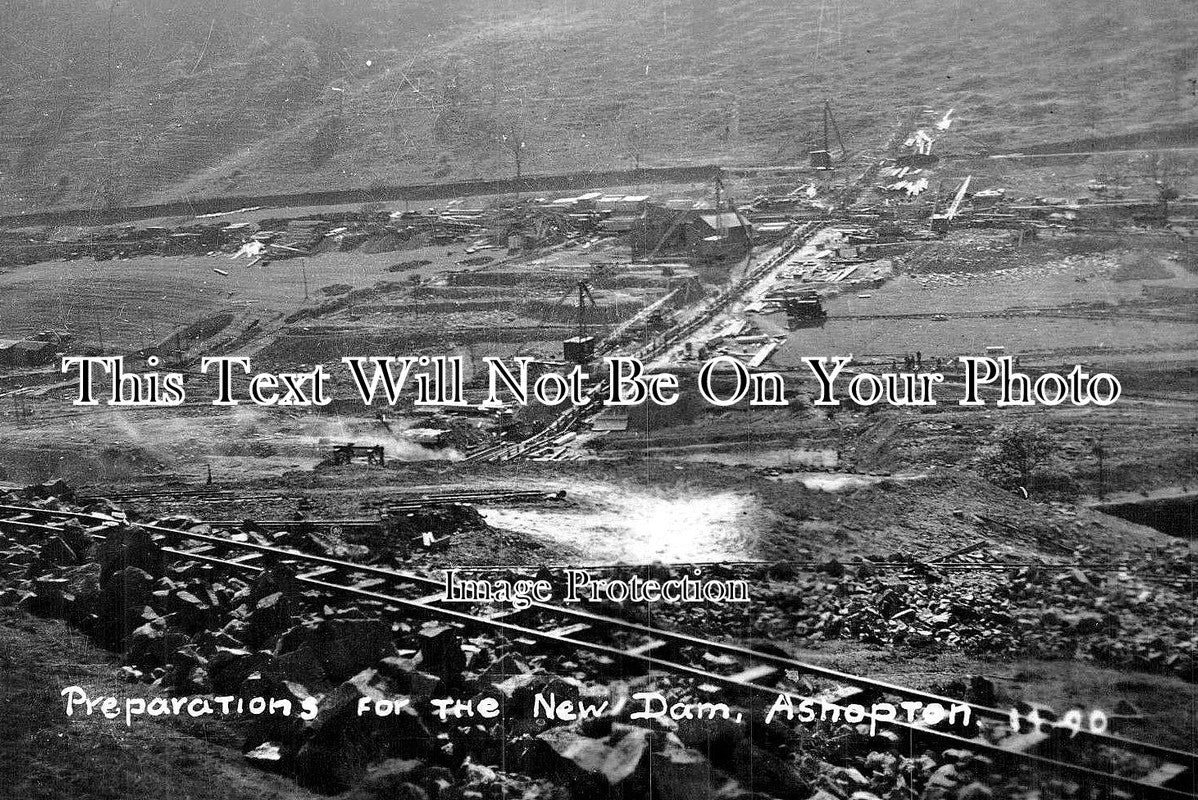 DR 1408 - Preparations For The New Dam, Ashopton, Derbyshire