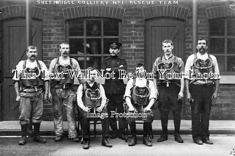 DR 1414 - Sheepbridge Colliery No 1 Rescue Team, Derbyshire – JB Archive