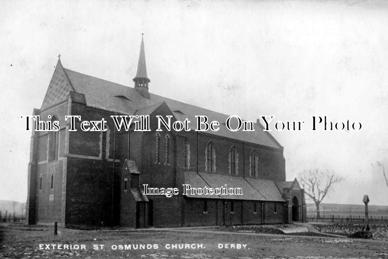 DR 144 - St Osmunds Church, Derby, Derbyshire c1914