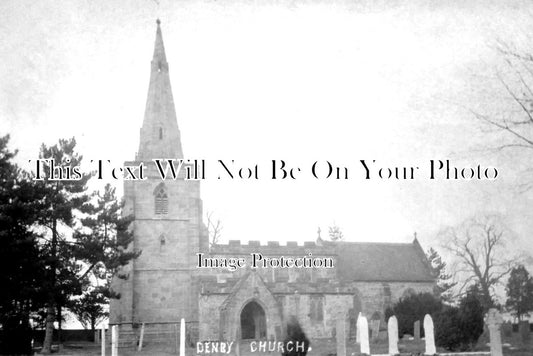 DR 1483 - Denby Parish Church, Derbyshire c1908