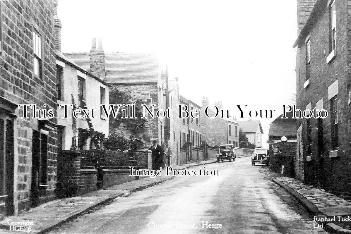 DR 1489 - Church Street, Heage, Derbyshire c1928