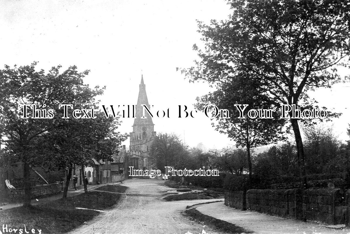 DR 1493 - St Clement Church, Horsley, Derby, Derbyshire c1907