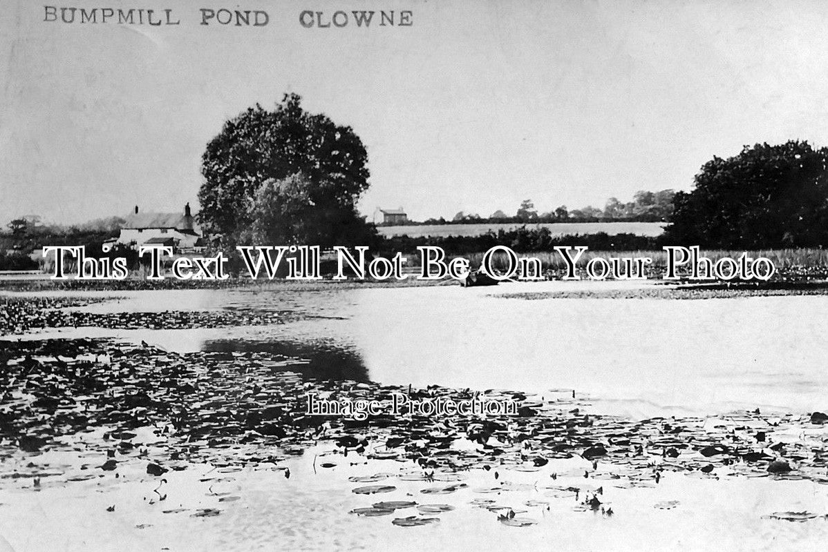 DR 150 - Bumpmill Pond, Clowne, Derbyshire c1906