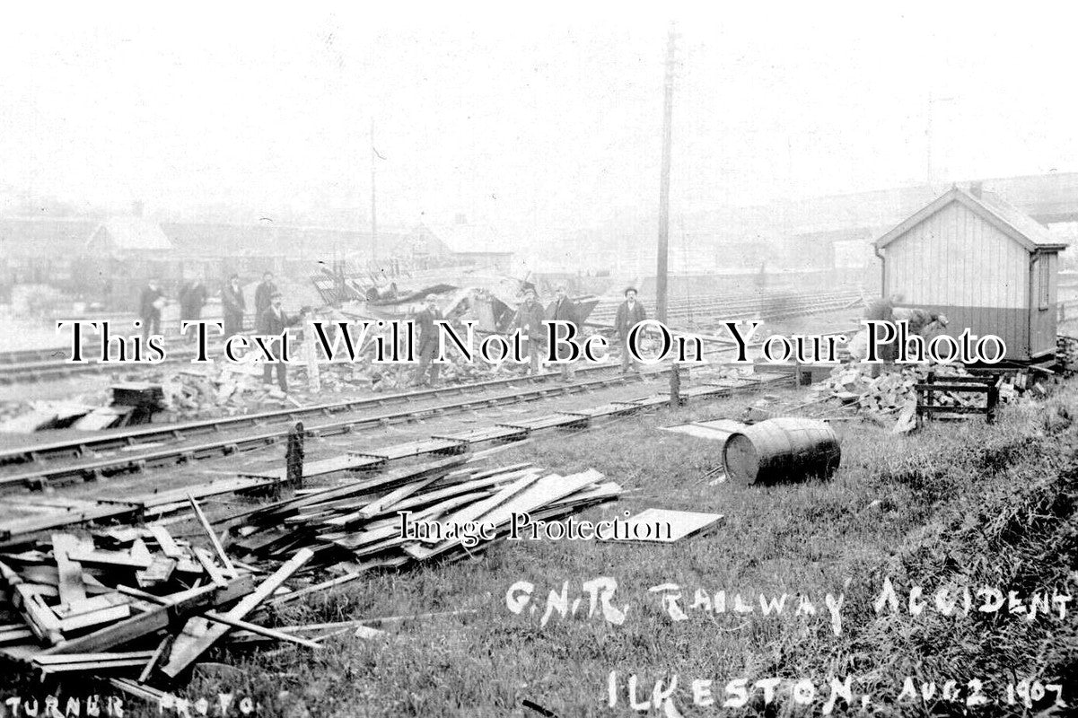 DR 1504 - Railway Accident At Ilkeston, Derbyshire 1907