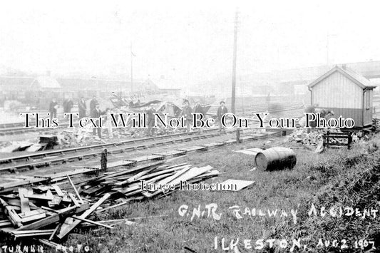 DR 1504 - Railway Accident At Ilkeston, Derbyshire 1907