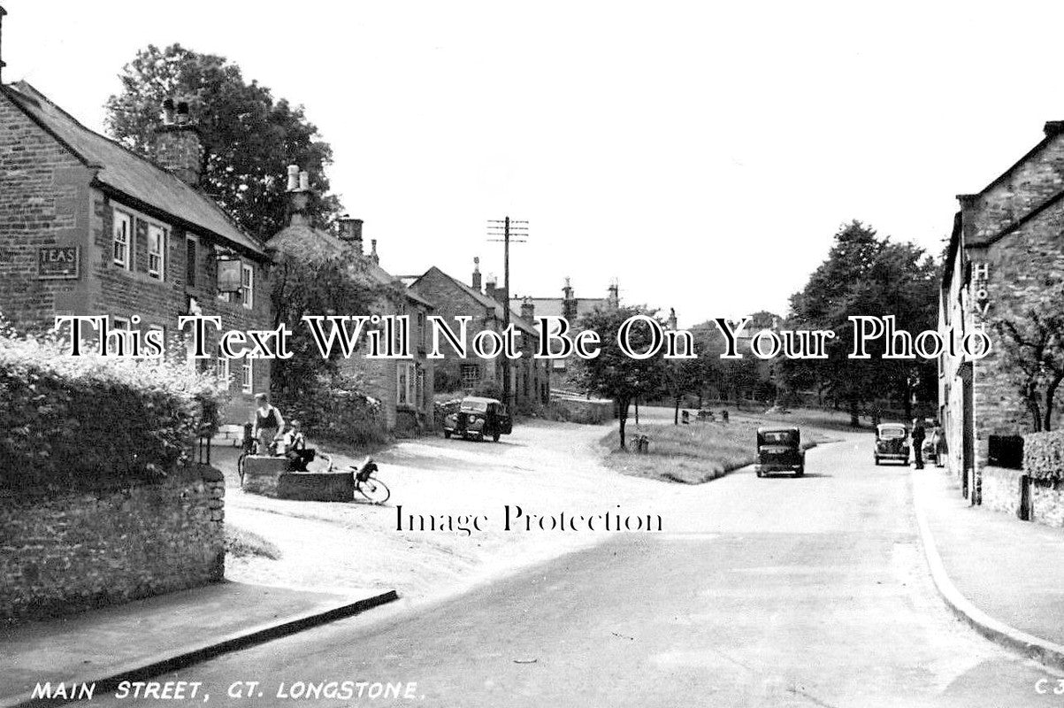 DR 1517 - Main Street, Great Longstone, Derbyshire c1953