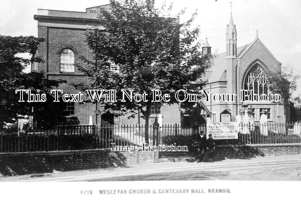 DR 1521 - Wesleyan Church & Centenary Hall, Heanor, Derbyshire c1908