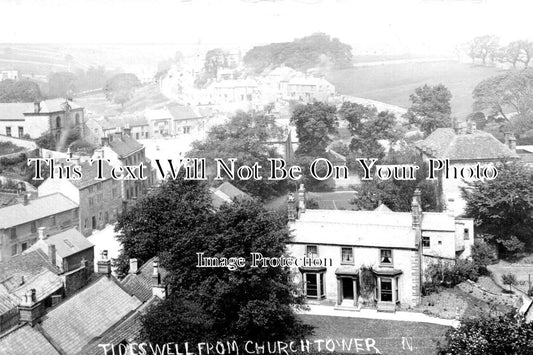 DR 1524 - Tideswell From Church Tower, Derbyshire