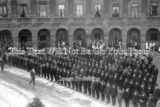 DR 1545 - Inspection Of New Recruits, Buxton, Derbyshire WW1