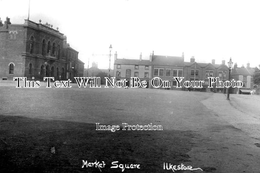 DR 1593 - Market Square, Ilkeston, Derbyshire c1906