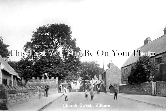 DR 1646 - Church Street, Kilburn, Derbyshire c1910