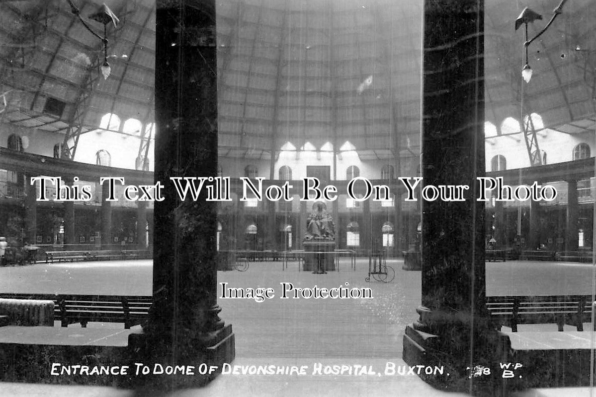 DR 1651 - Entrance To Dome Of Devonshire Hospital, Buxton, Derbyshire