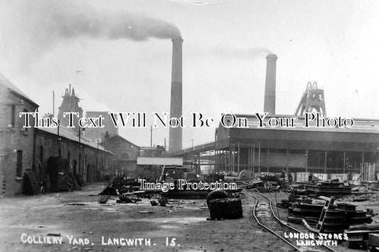 DR 167 - Colliery Yard, Langwith, Derbyshire c1930