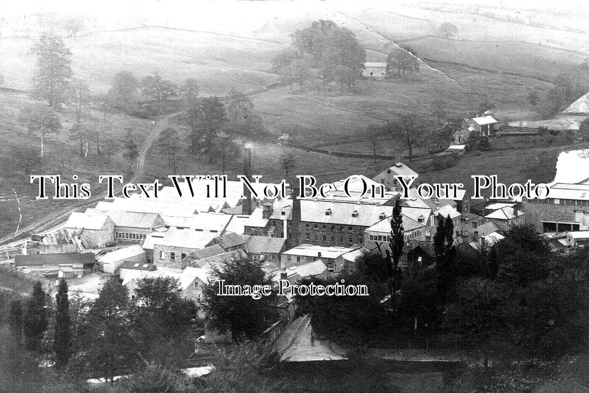 DR 1702 - Factory Works Scene, Derbyshire c1904