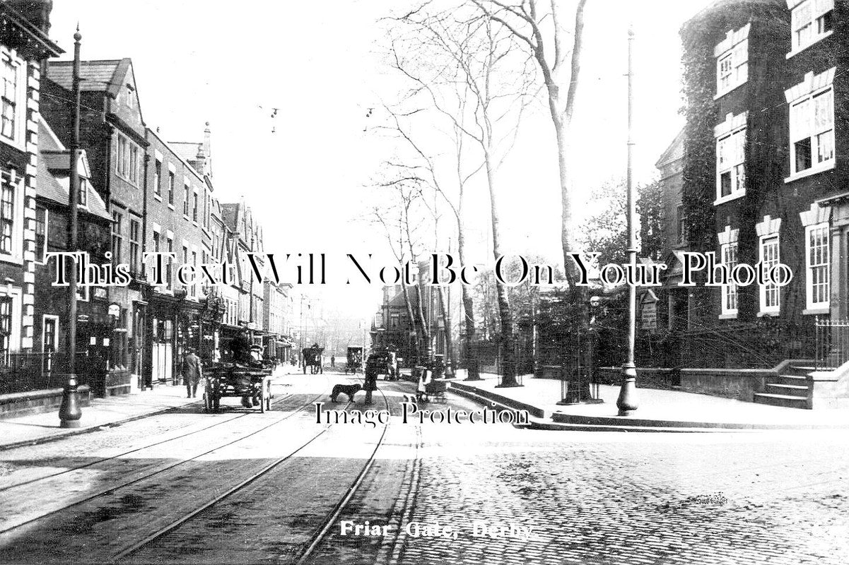 DR 1721 - Friar Gate, Derby, Derbyshire c1918