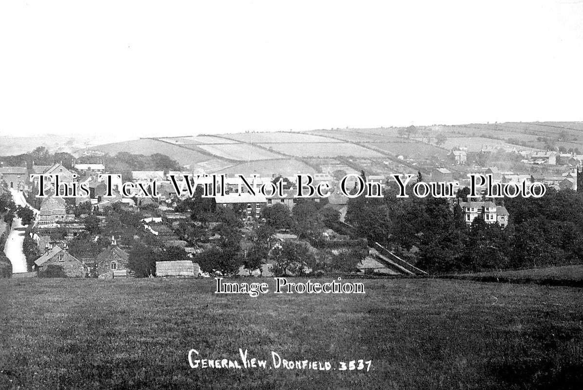 DR 1732 - General View Of Dronfield, Derbyshire c1930