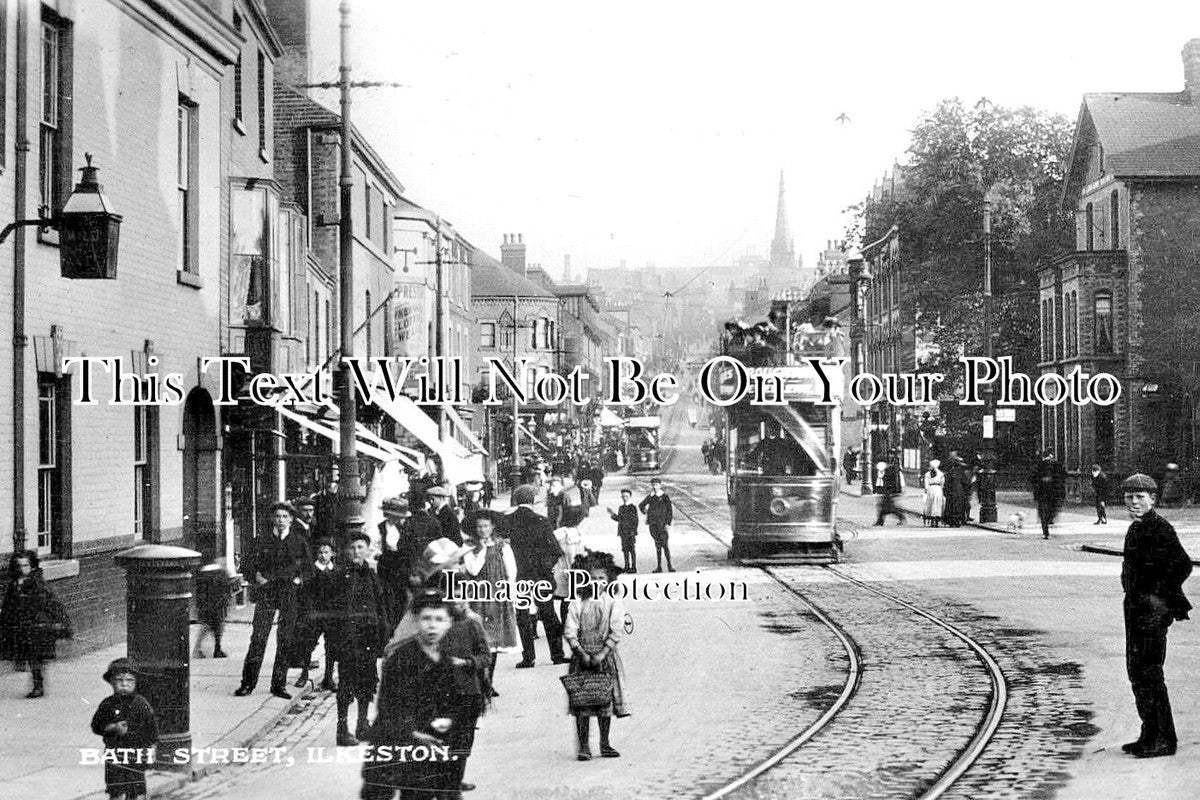 DR 1770 - Bath Street, Ilkeston, Derbyshire c1910