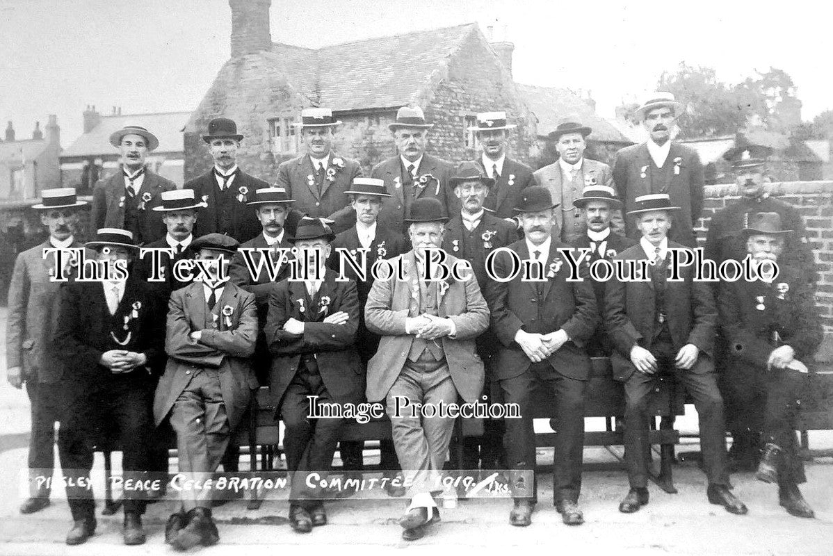 DR 1790 - Peace Celebration Committee, Pilsley, Derbyshire 1919