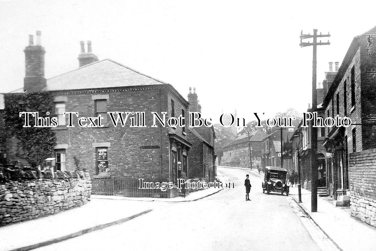 DR 1796 - Church Street, South Normanton, Derbyshire c1925