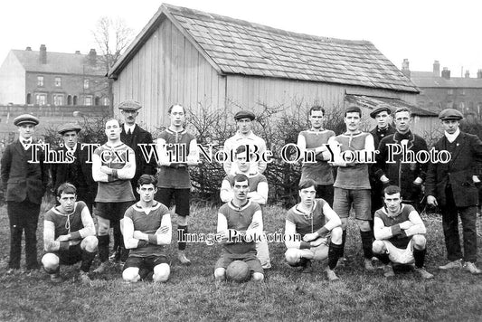DR 1831 - Langley Mill FC Football Team, Derbyshire c1910