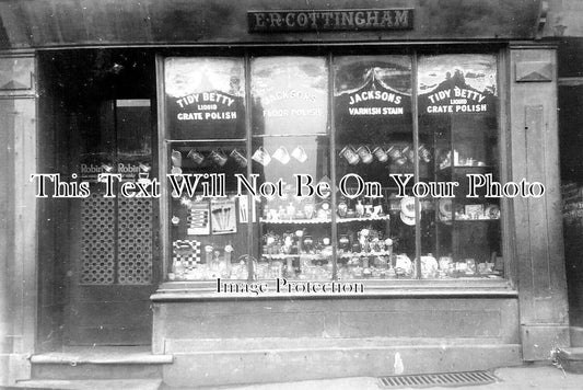 DR 1838 - Cottinghams Hardware Shop, Heanor, Derbyshire c1915