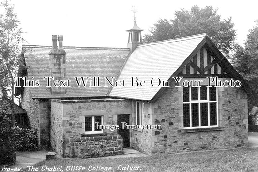 DR 1849 - The Chapel, Cliffe College, Calver, Derbyshire