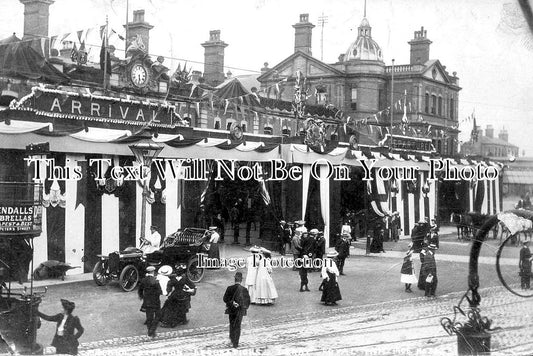 DR 1856 - Royal Visit, Derby Railway Station, Derbyshire