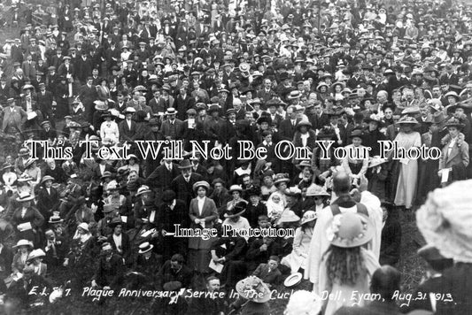 DR 1869 - Eyam Plague Anniversary Service, Derbyshire 1913