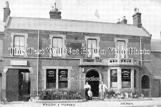 DR 1892 - Wagon & Horses, Derby, Derbyshire