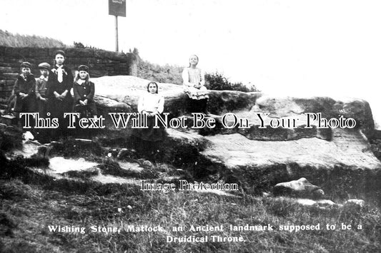 DR 1913 - Wishing Stone, Matlock, Derbyshire