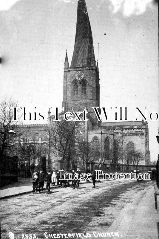 DR 192 - Chesterfield Church, Derbyshire c1908