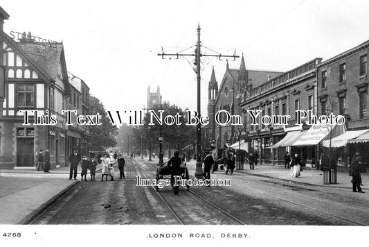 DR 1935 - London Road, Derby, Derbyshire c1913