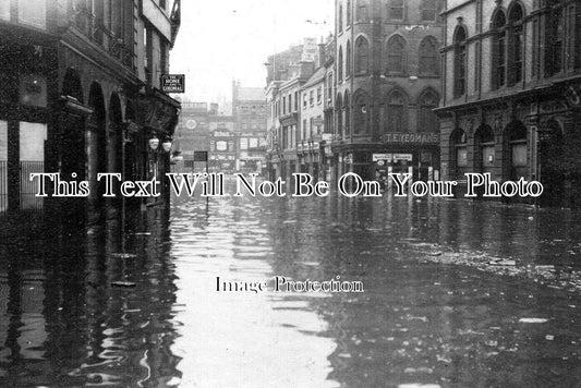 DR 1938 - Corn Market Flood, Derby, Derbyshire 1932