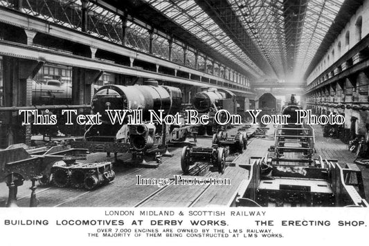 DR 1977 - Derby Locomotive Works, Railway Engine Train, Derbyshire