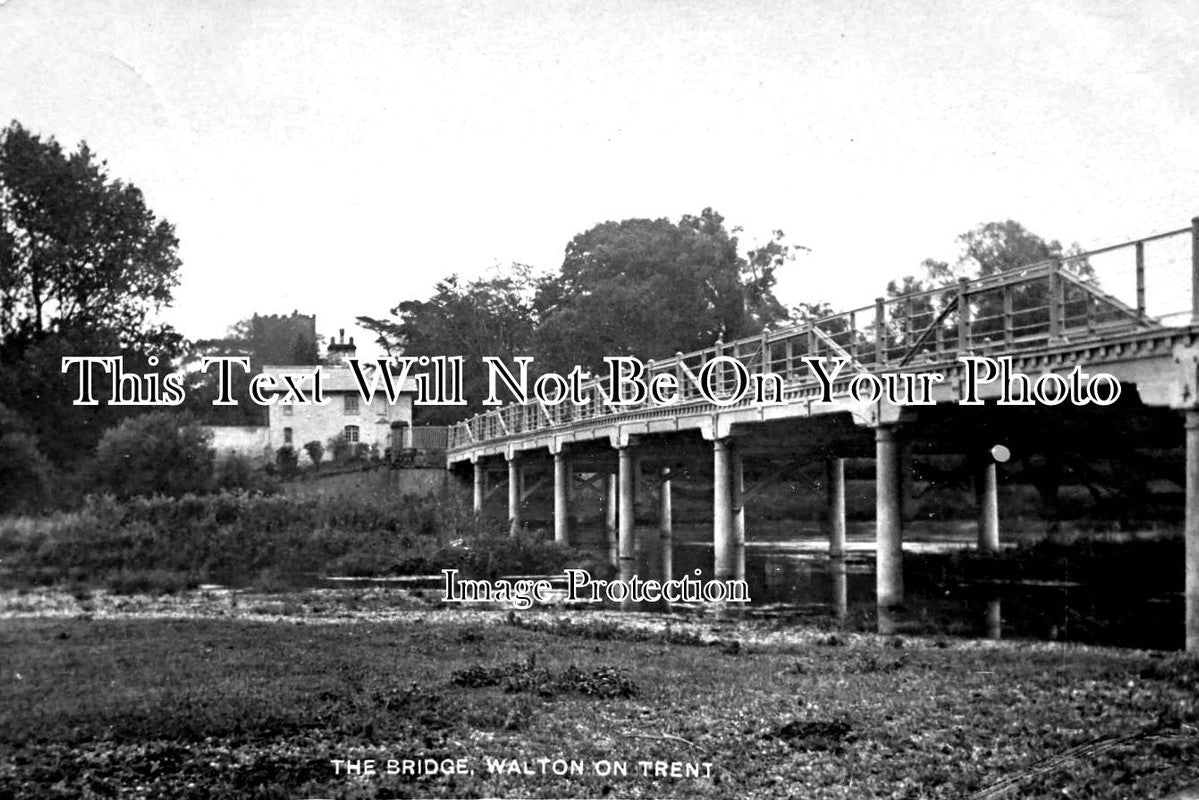 DR 2081 - The Bridge, Walton On Trent, Derbyshire c1923