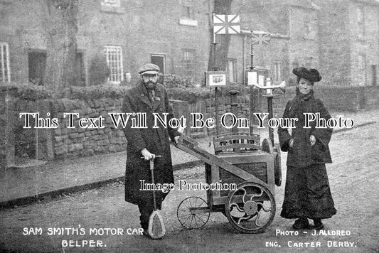 DR 2087 - Sam Smiths Motor Car, Belper, Derbyshire c1907