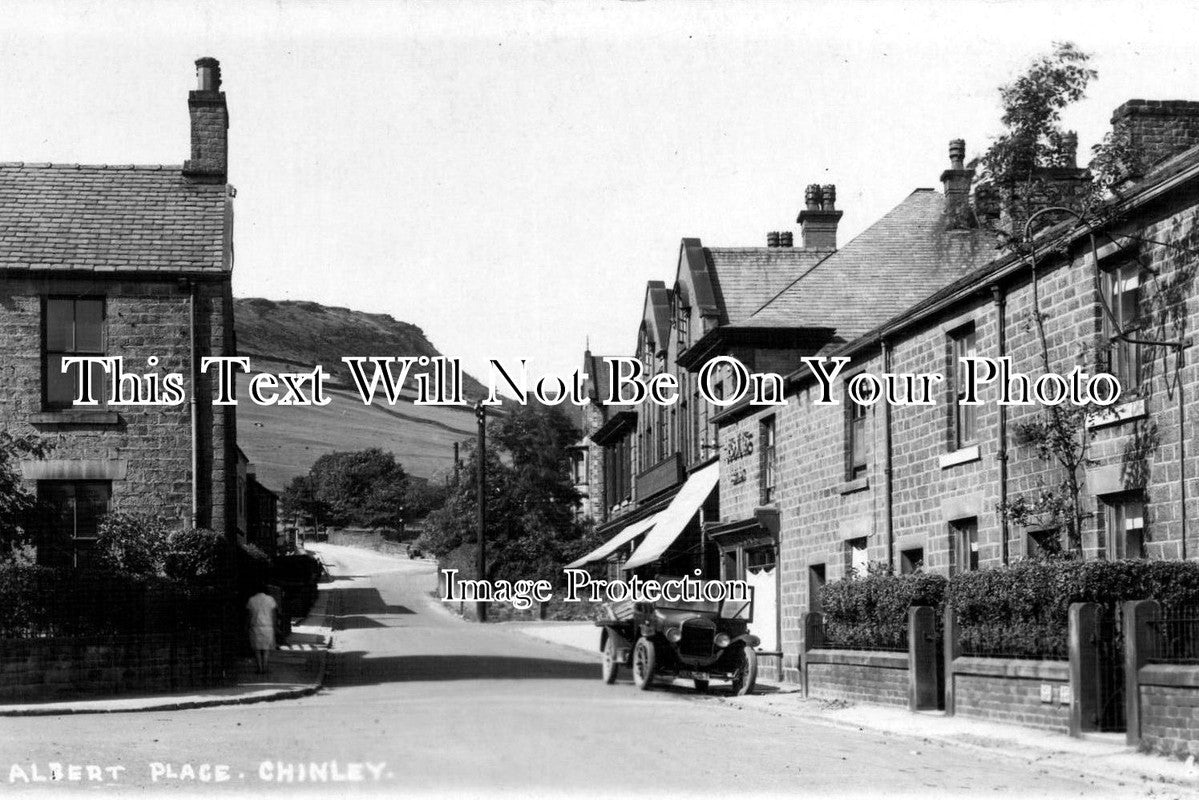 DR 209 - Albert Place, Chinley, Derbyshire c1915