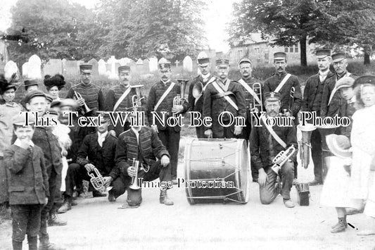 DR 2094 - Molton Church United Band, Derbyshire c1906