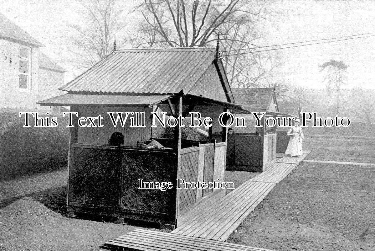 DR 2105 - Open Air Shelters, Derby Hospital, Derbyshire c1909