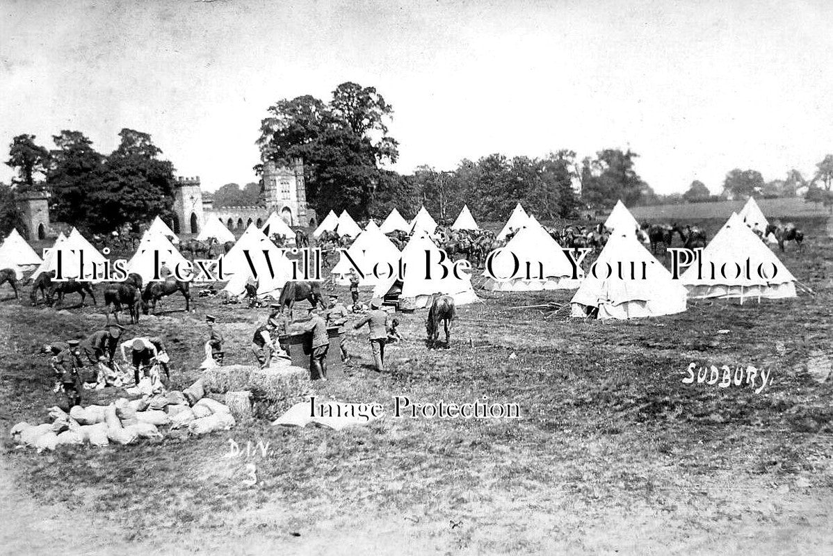 DR 2122 - Sudbury Army Cavalry Camp, Derbyshire