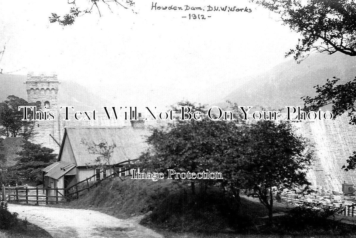 DR 2139 - Howden Dam, Derwent Valley Water Works, Derbyshire 1912