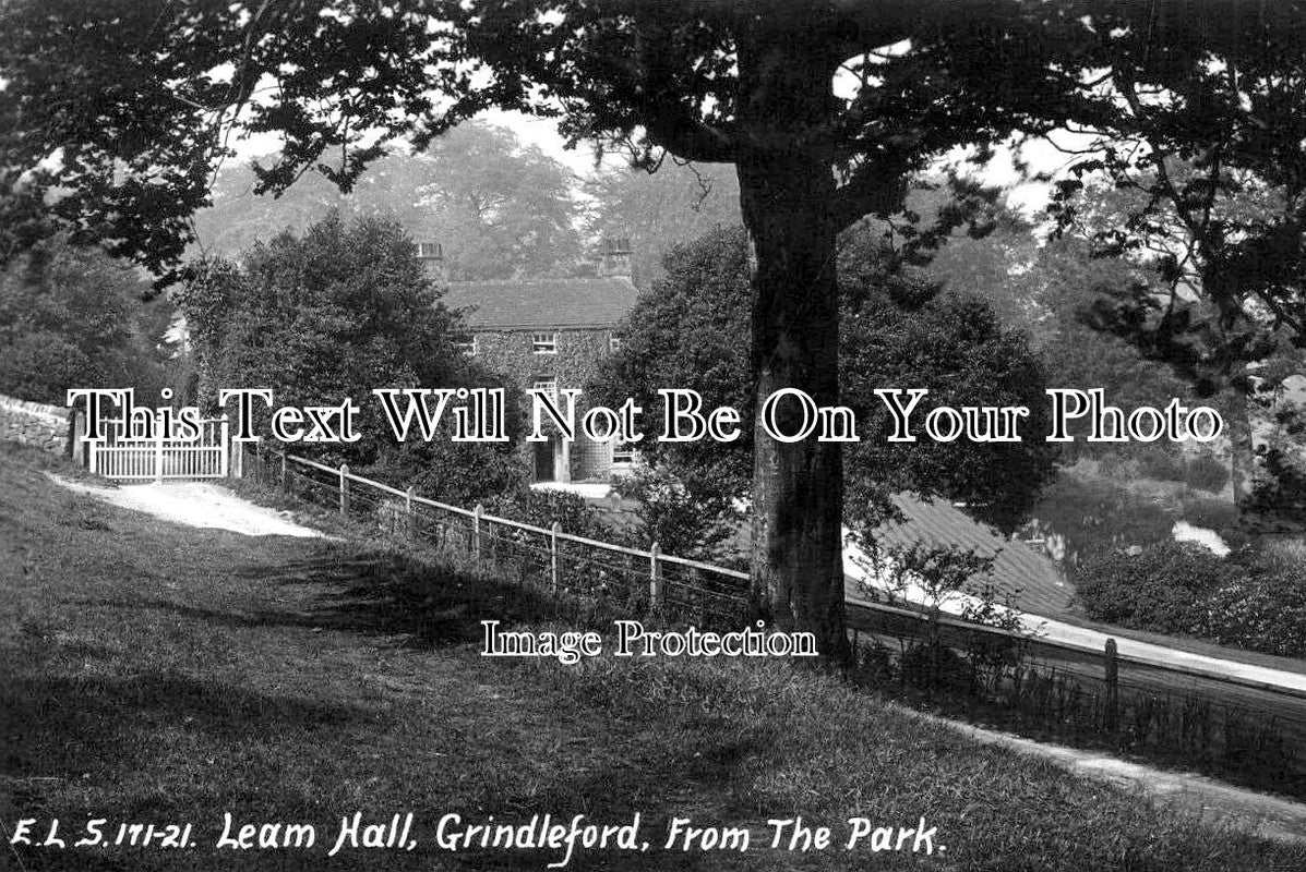 DR 2150 - Leam Hall, Grindleford From The Park, Derbyshire c1937