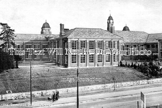 DR 2168 - The Bemrose School, Uttoxeter New Road, Derby, Derbyshire c1936