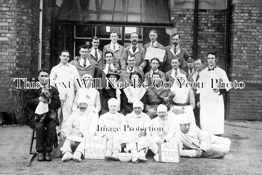 DR 2175 - Derby Hospital Patients, Hospital, Derbyshire WW1