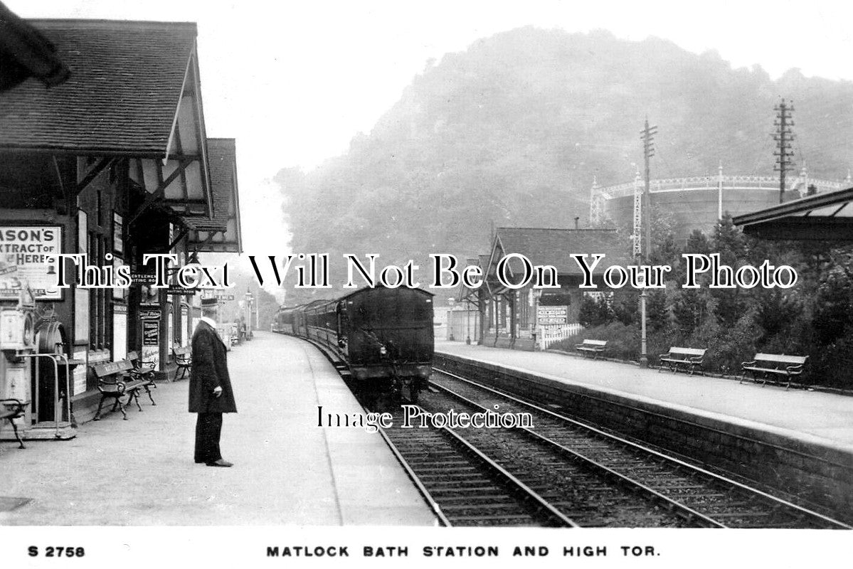 DR 2178 - Matlock Bath Railway Station & High Tor, Derbyshire