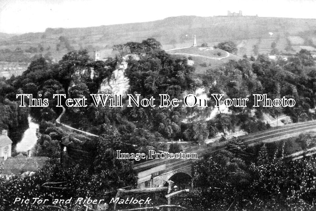 DR 2181 - Pic Top & Riber, Matlock Bridge, Derbyshire c1923